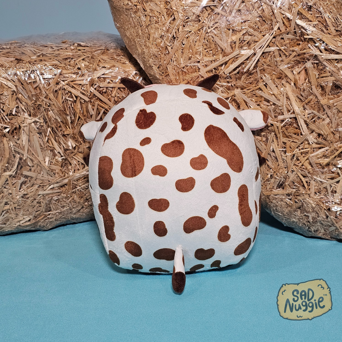 Cow Sad Nuggie Plush