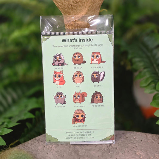 Sad Nuggie Forest Sticker Pack