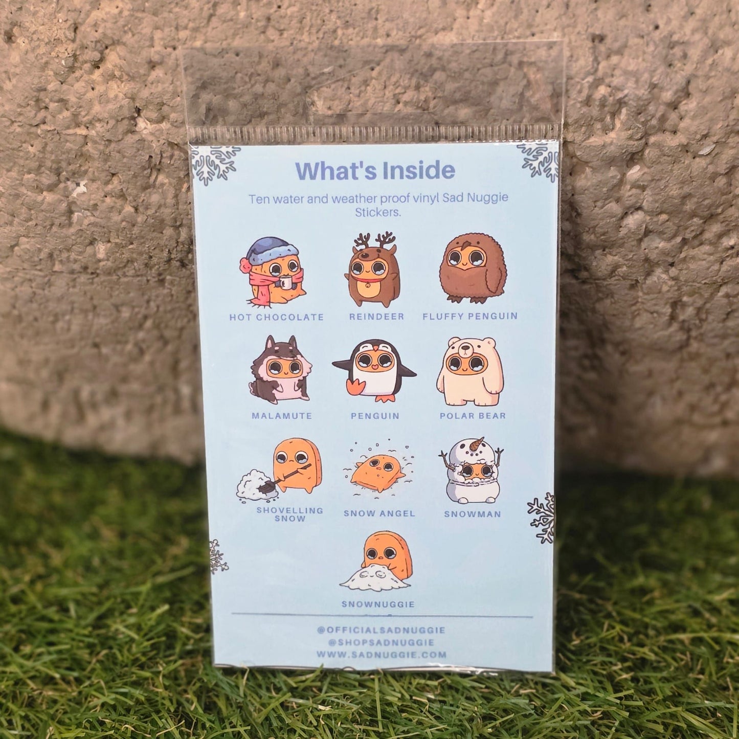 Sad Nuggie Arctic Sticker Pack