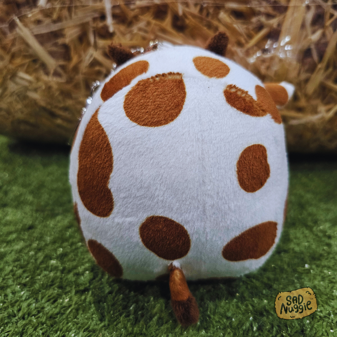 Cow Mini Sad Nuggie Keychain