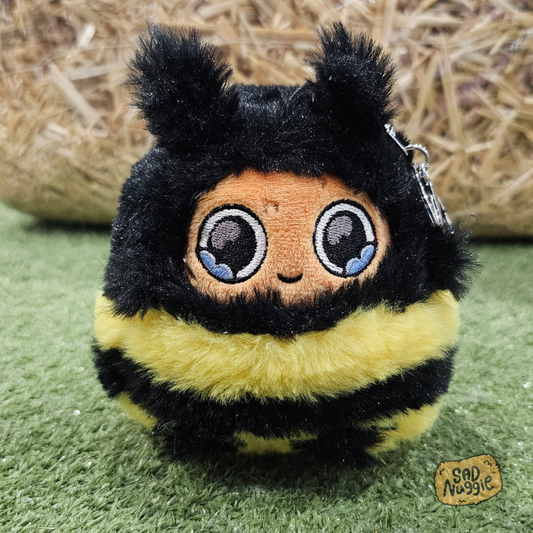 Bee Mini Sad Nuggie Keychain