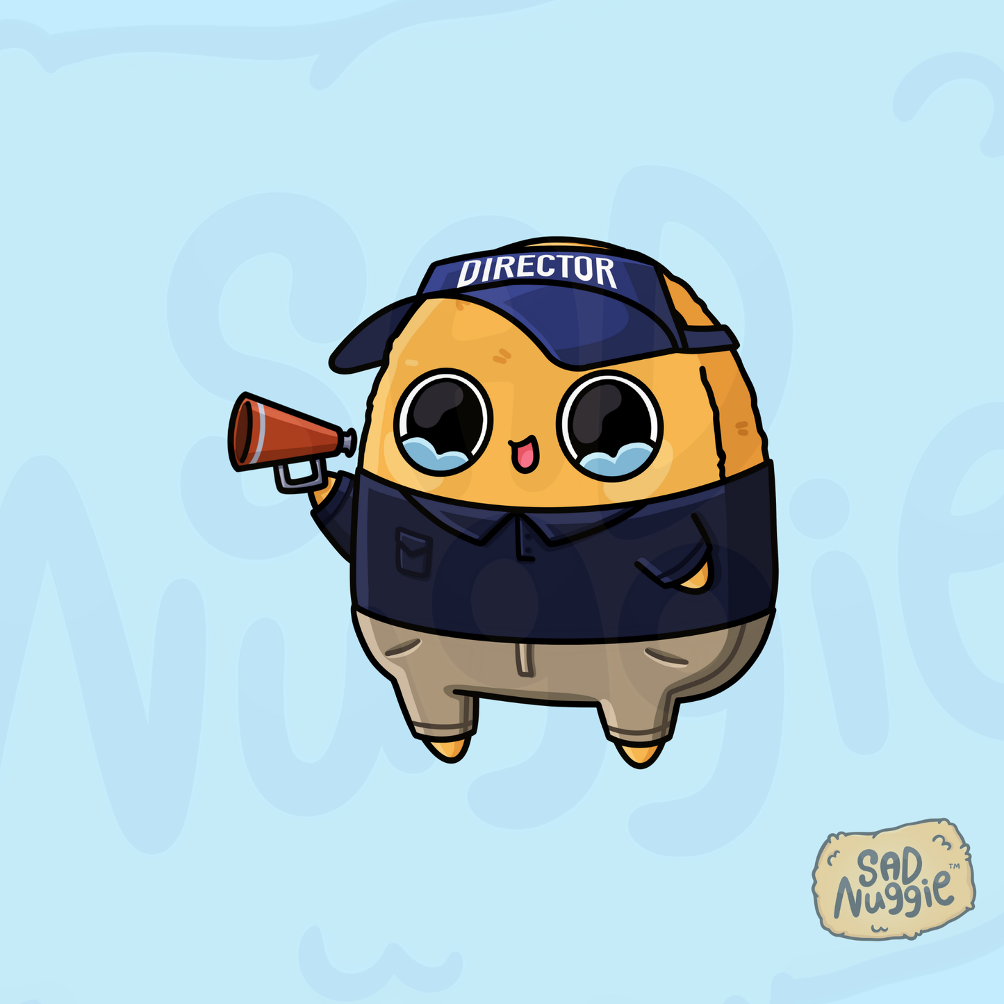 Sad Nuggie Director Sticker