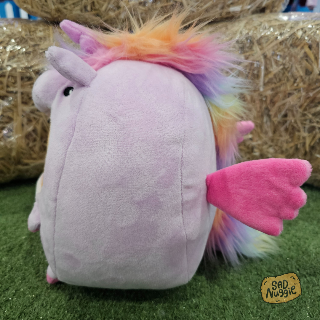 Unicorn Sad Nuggie Plush