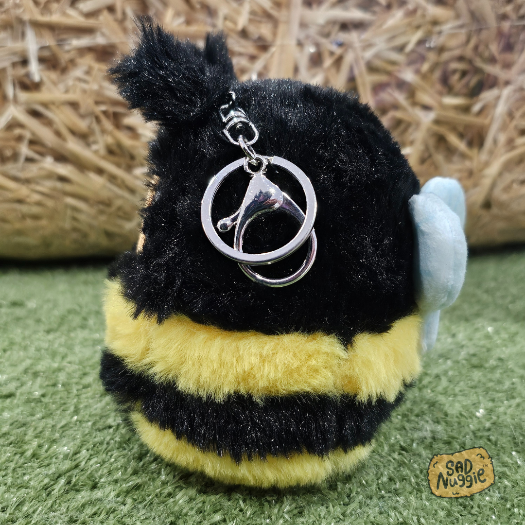 Bee Mini Sad Nuggie Keychain