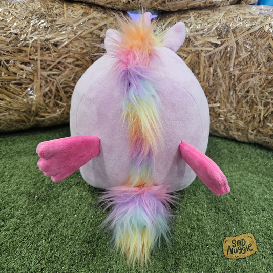 Unicorn Sad Nuggie Plush