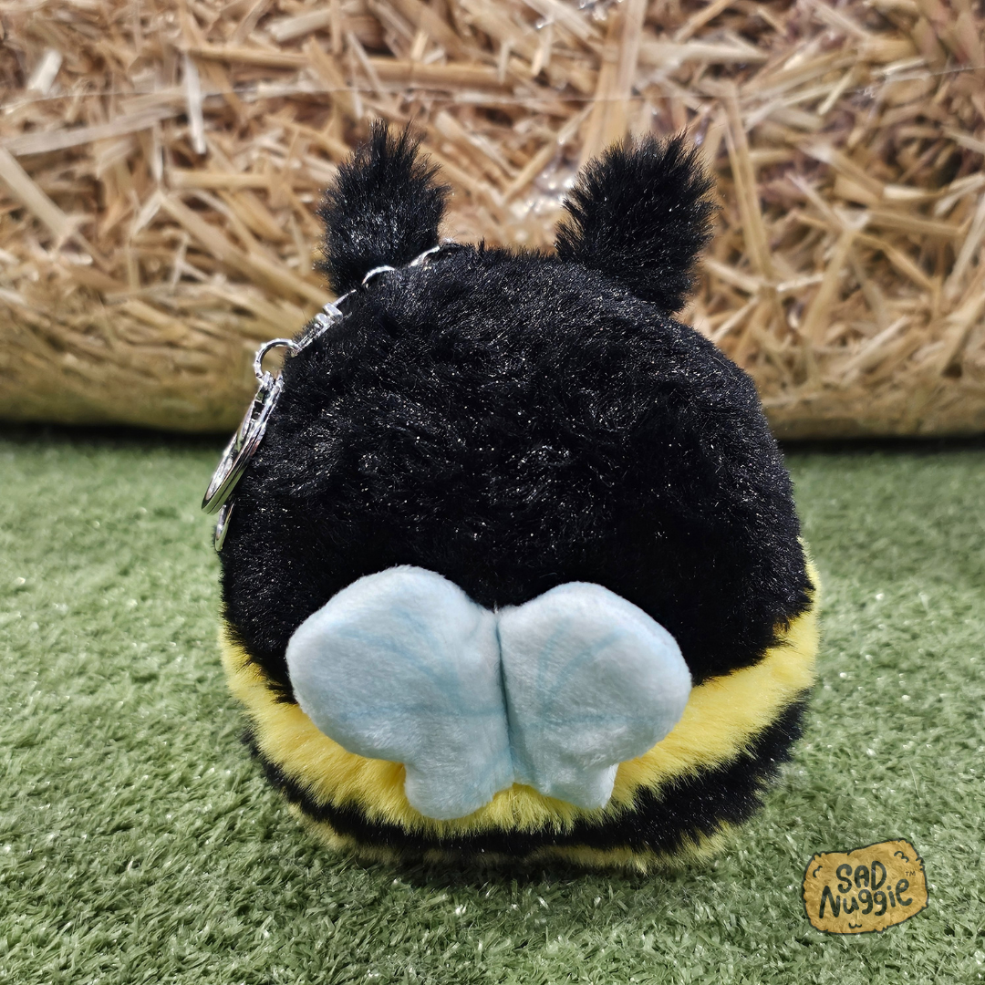 Bee Mini Sad Nuggie Keychain