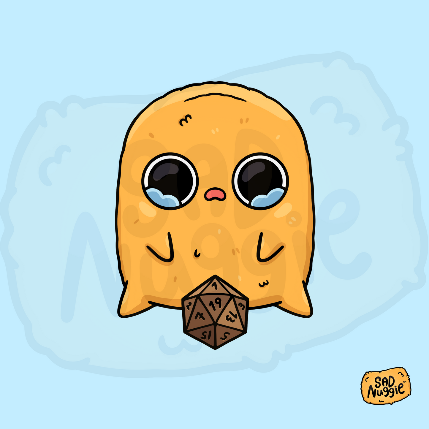 Sad Nuggie Nat 1 Sticker
