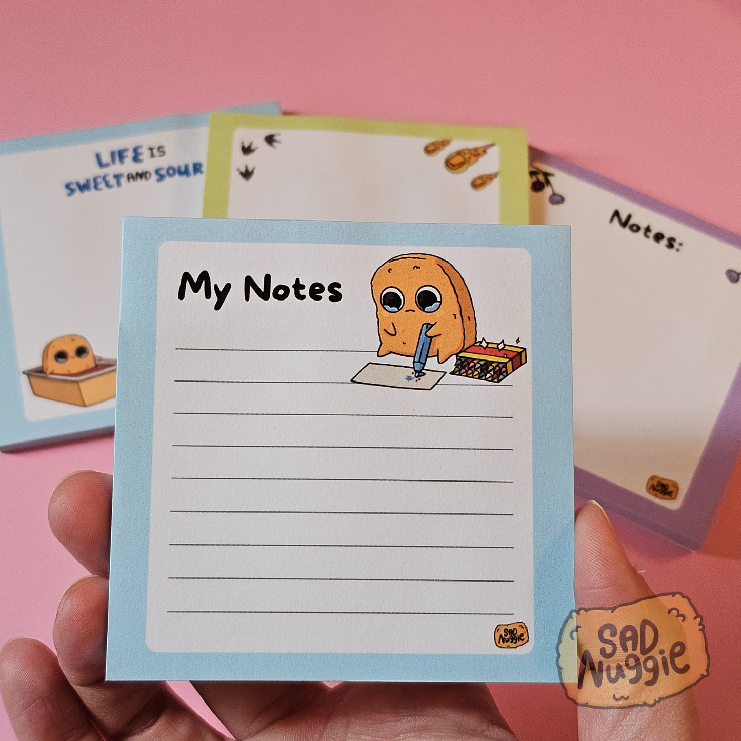 Sad Nuggie Sticky Notepads