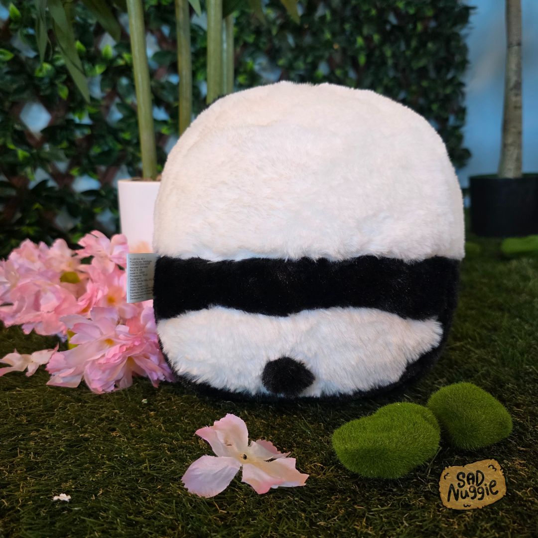 Fluffy Panda Sad Nuggie Plush