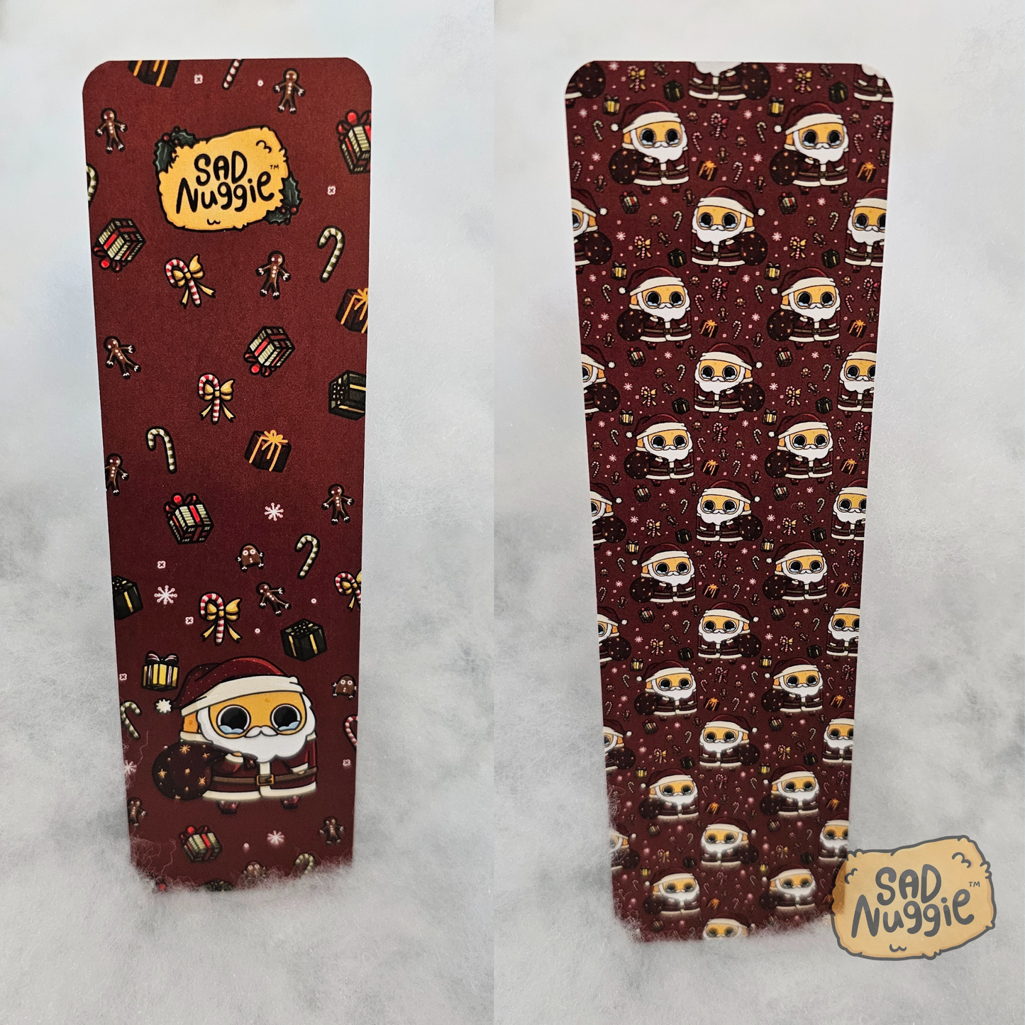 Sad Nuggie Santa Bookmark