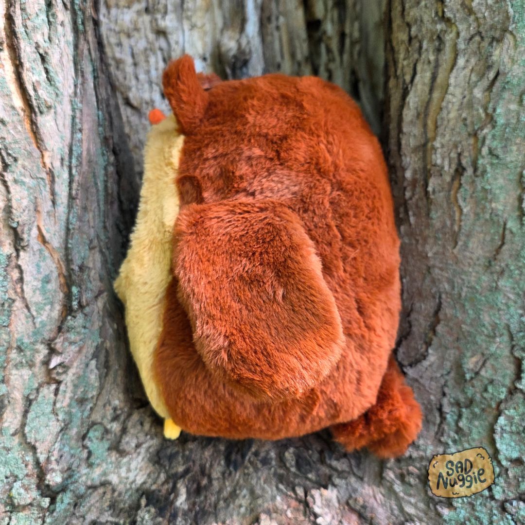 Owl Sad Nuggie Plush