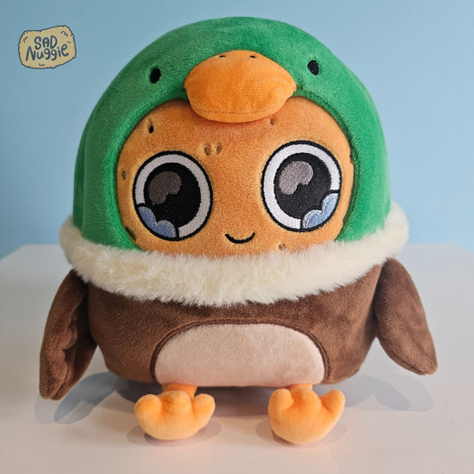 Mallard Duck Sad Nuggie Plush