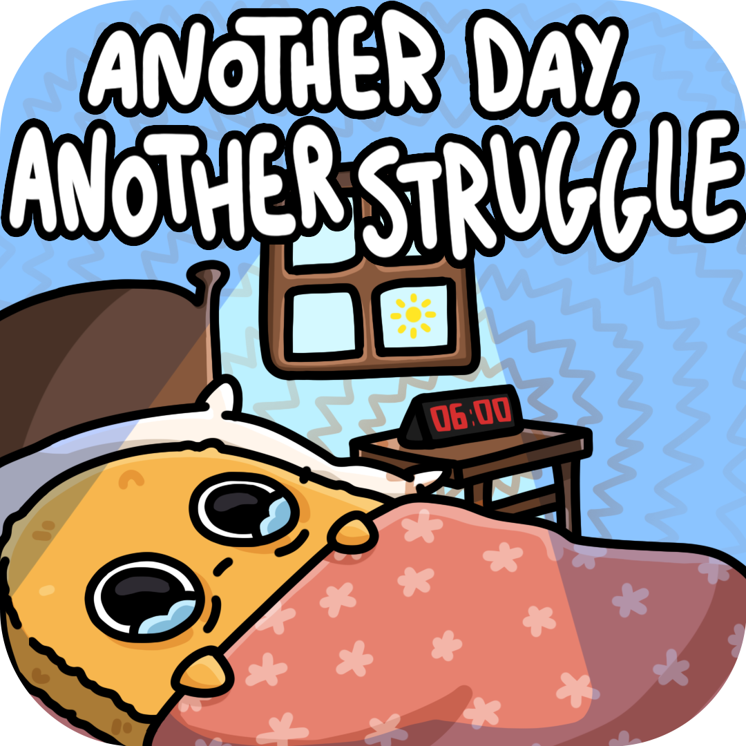 Sad Nuggie Another Day, Another Struggle Magnet