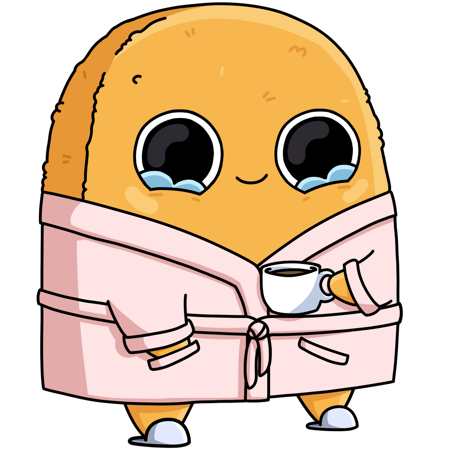 Sad Nuggie Bathrobe Magnet