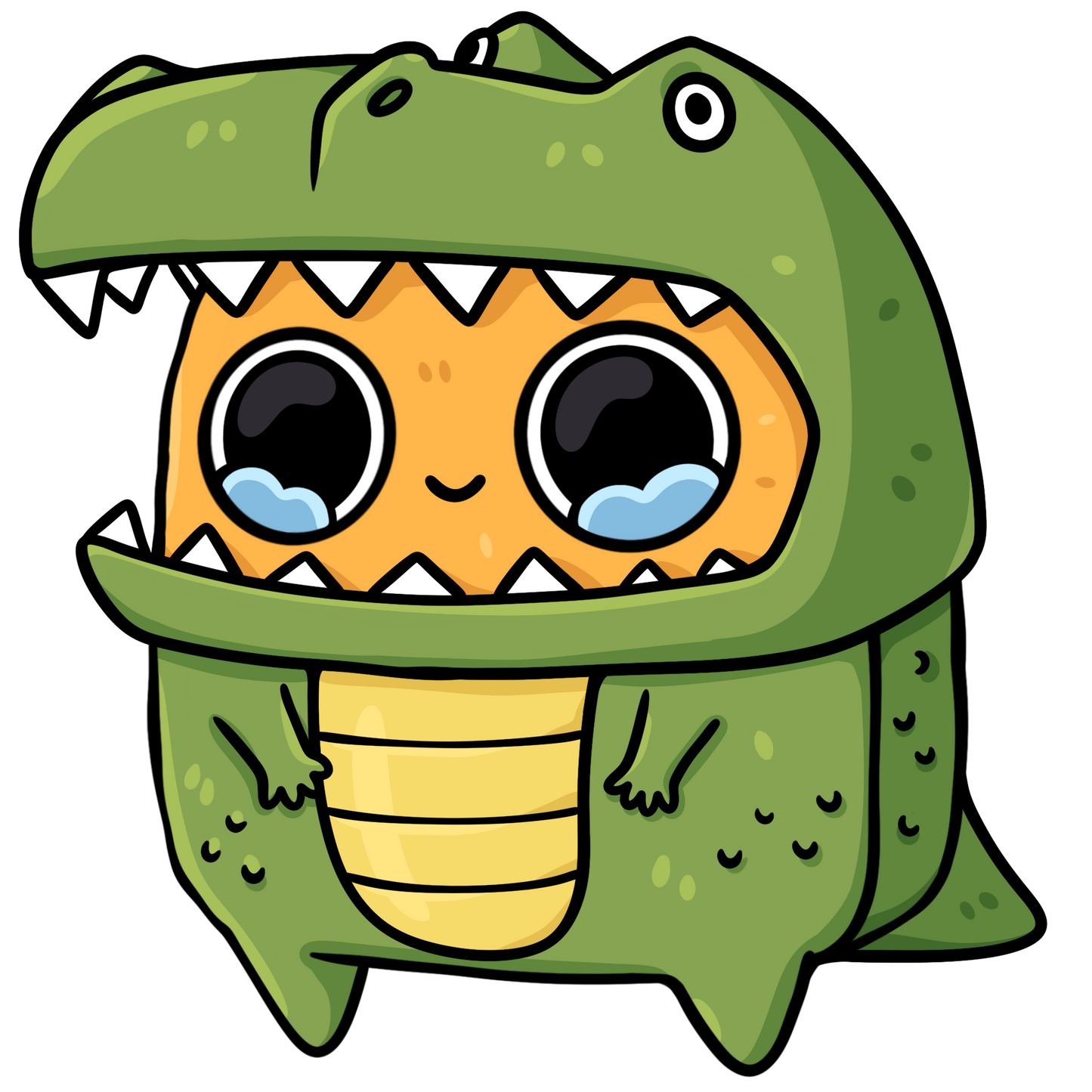 Sad Nuggie Dino Magnet