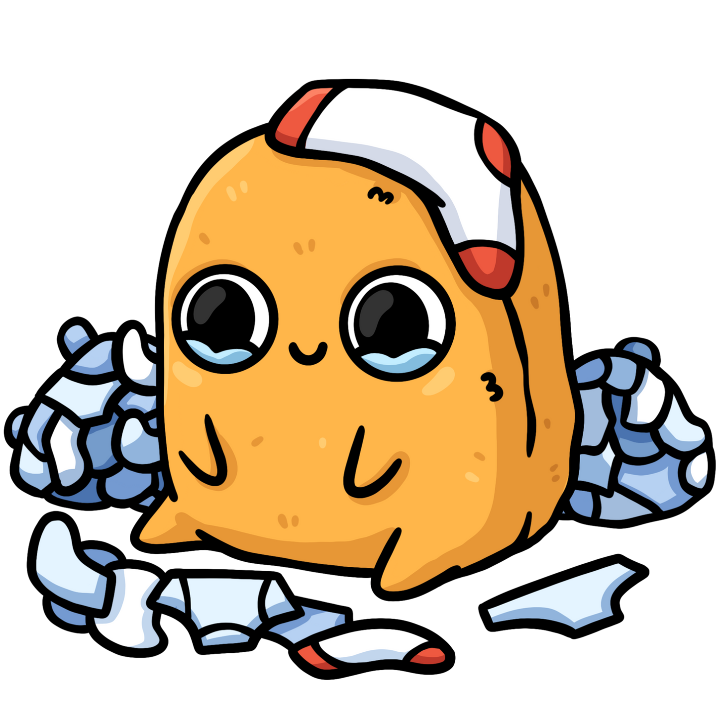 Sad Nuggie Laundry Magnet