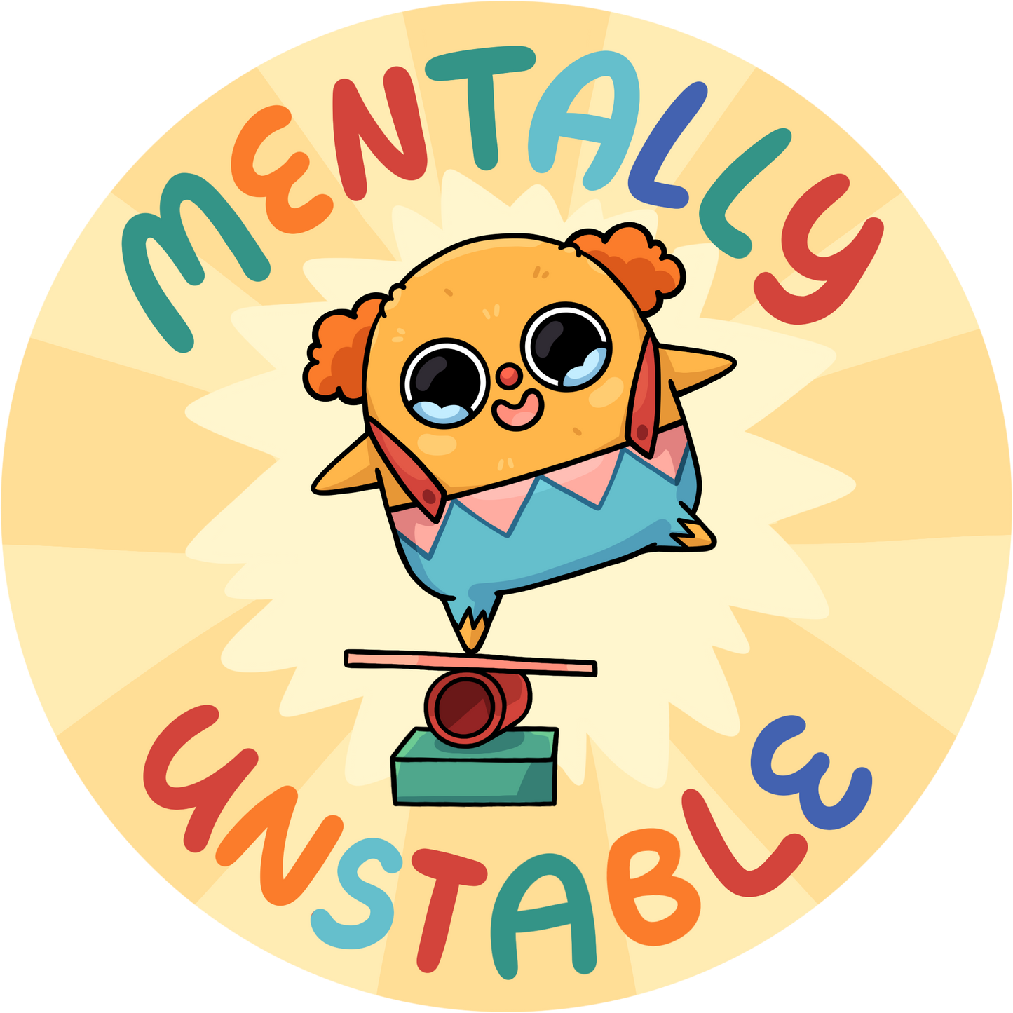 Sad Nuggie Mentally Unstable Magnet