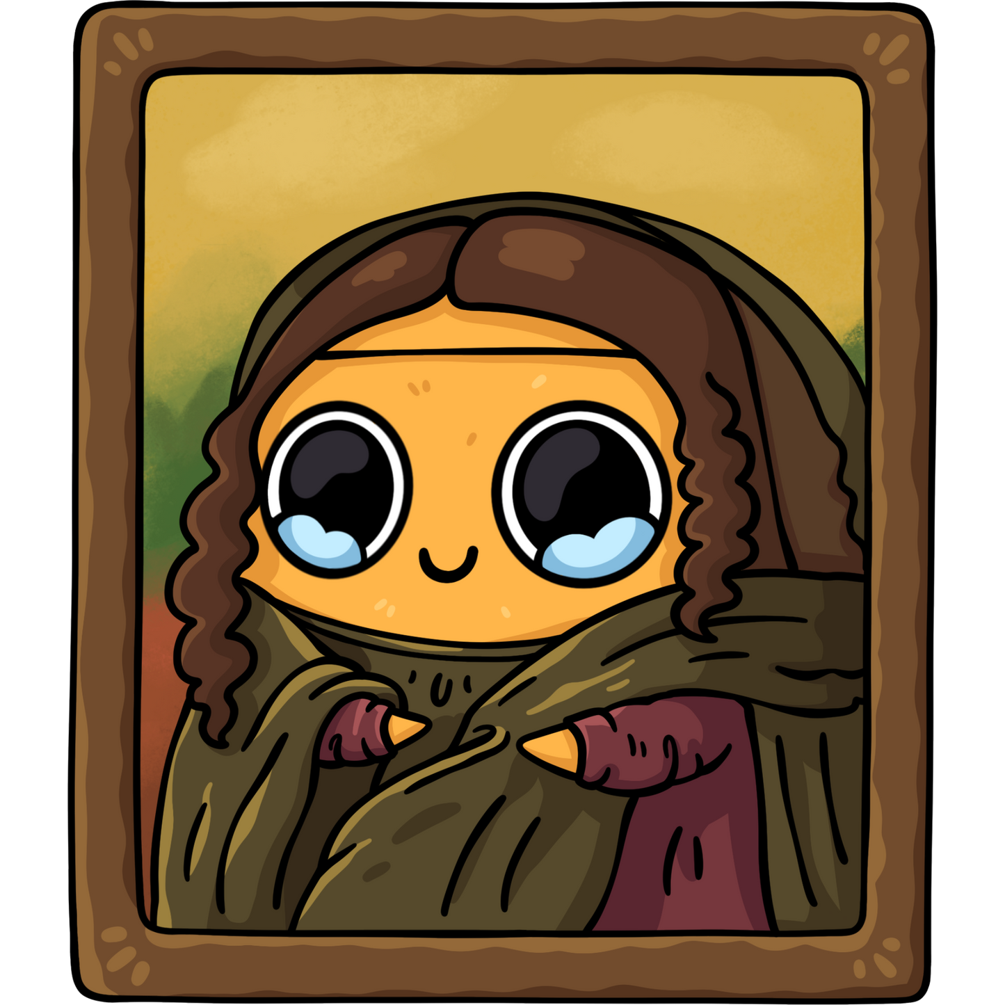 Sad Nuggie Nuggie Lisa Magnet