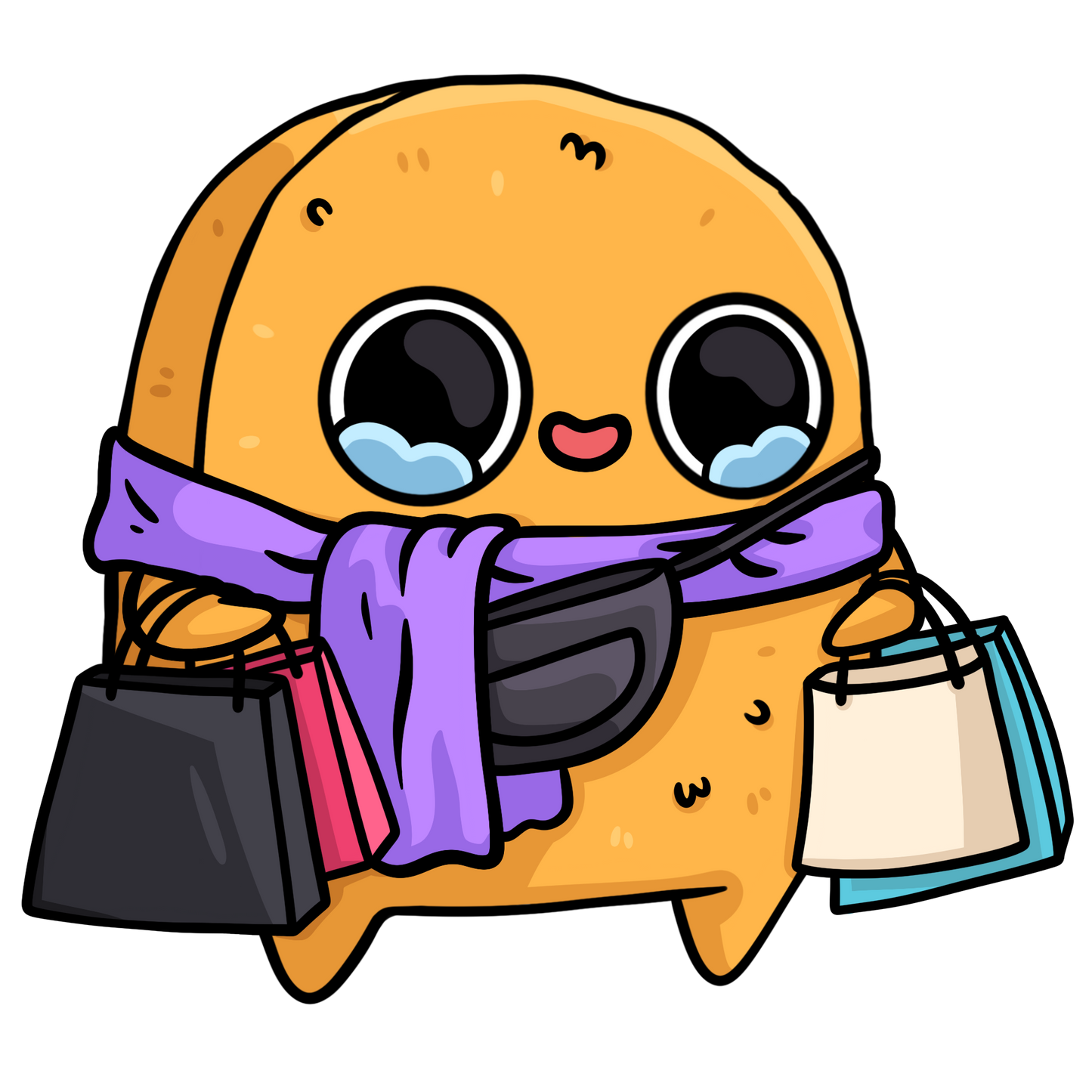 Sad Nuggie Shopping Magnet