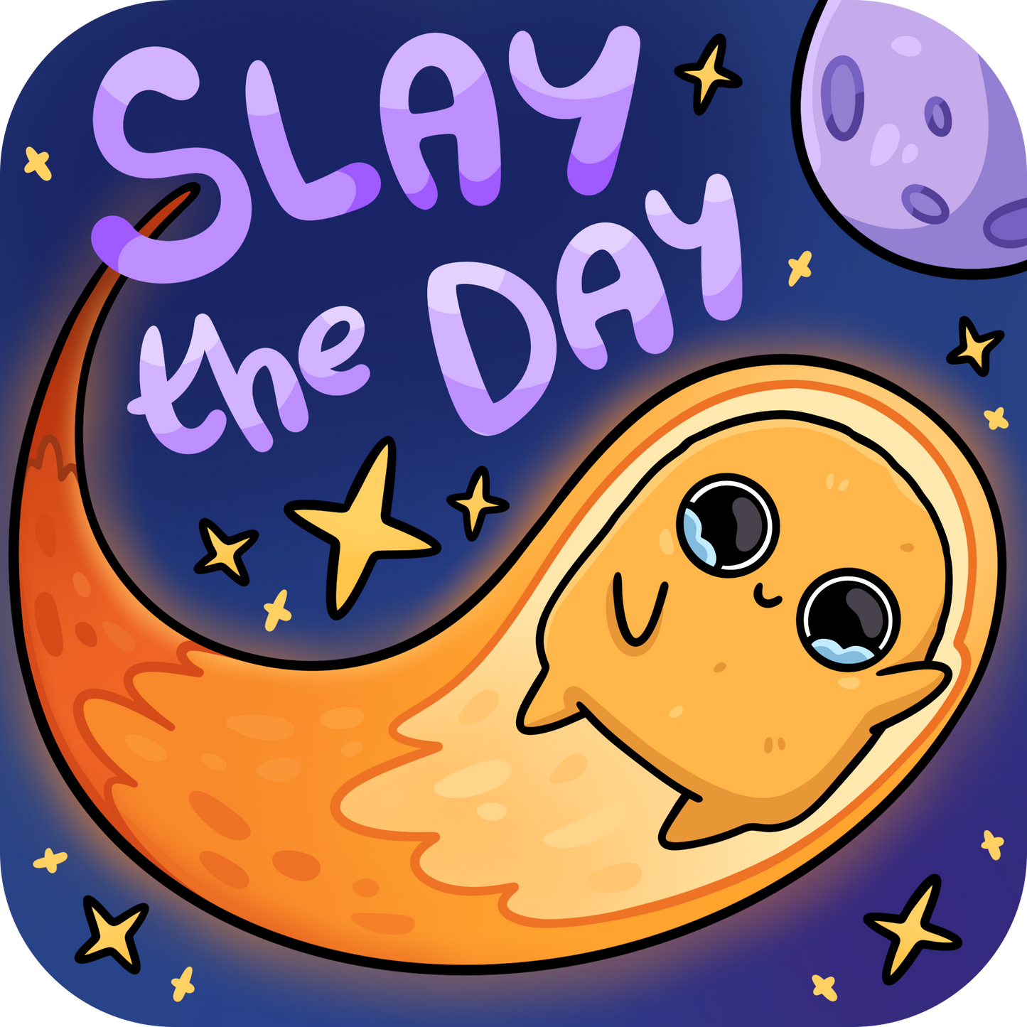 Sad Nuggie Slay The Day Magnet