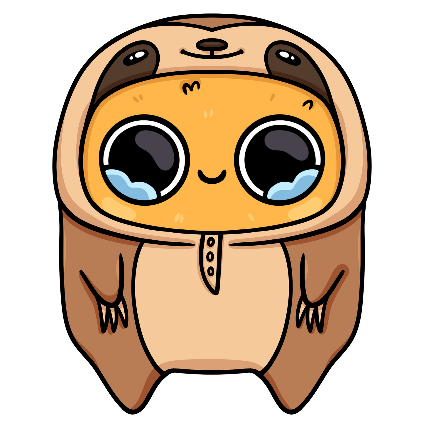 Sad Nuggie Sloth Magnet