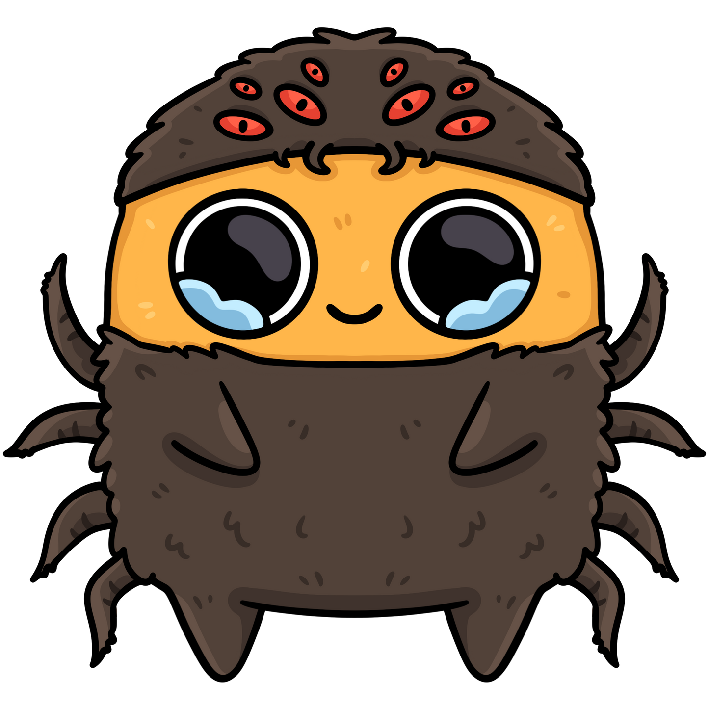 Sad Nuggie Spider Magnet