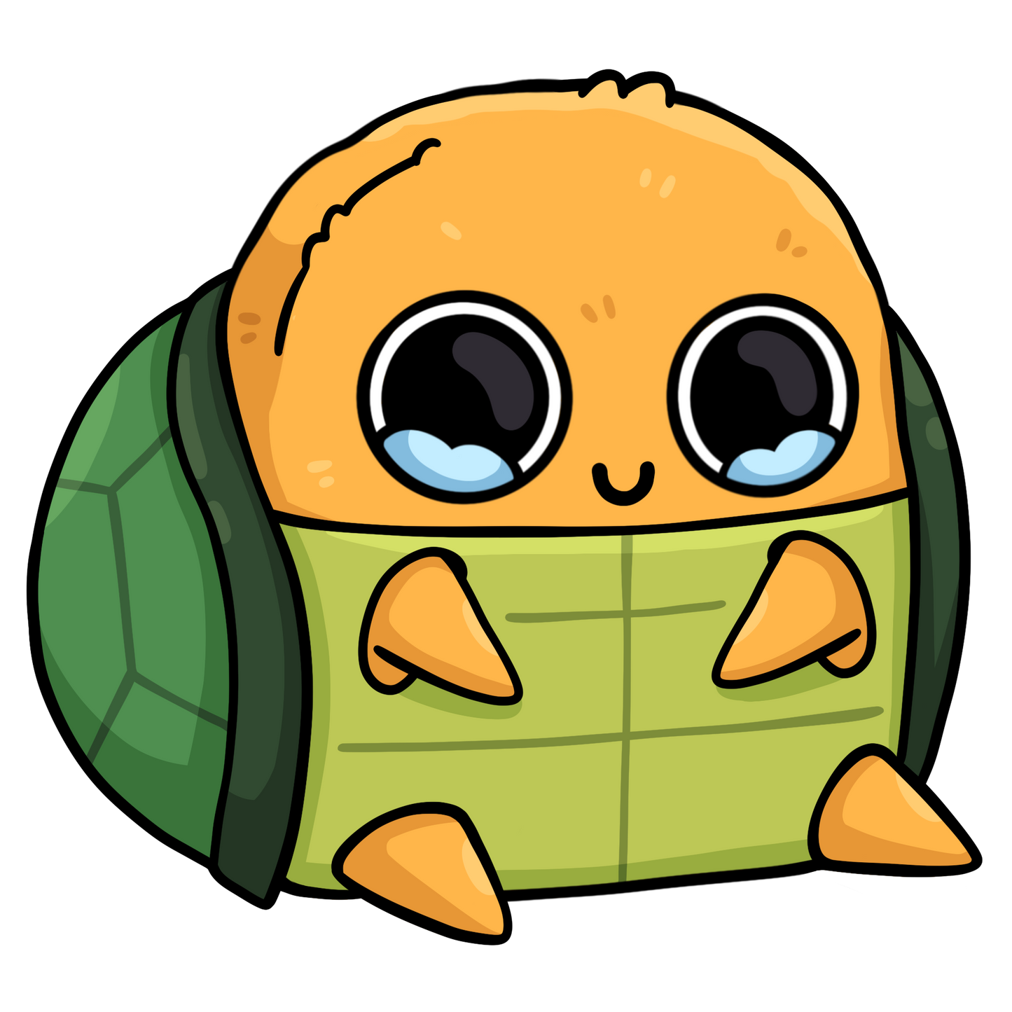 Sad Nuggie Turtle Magnet