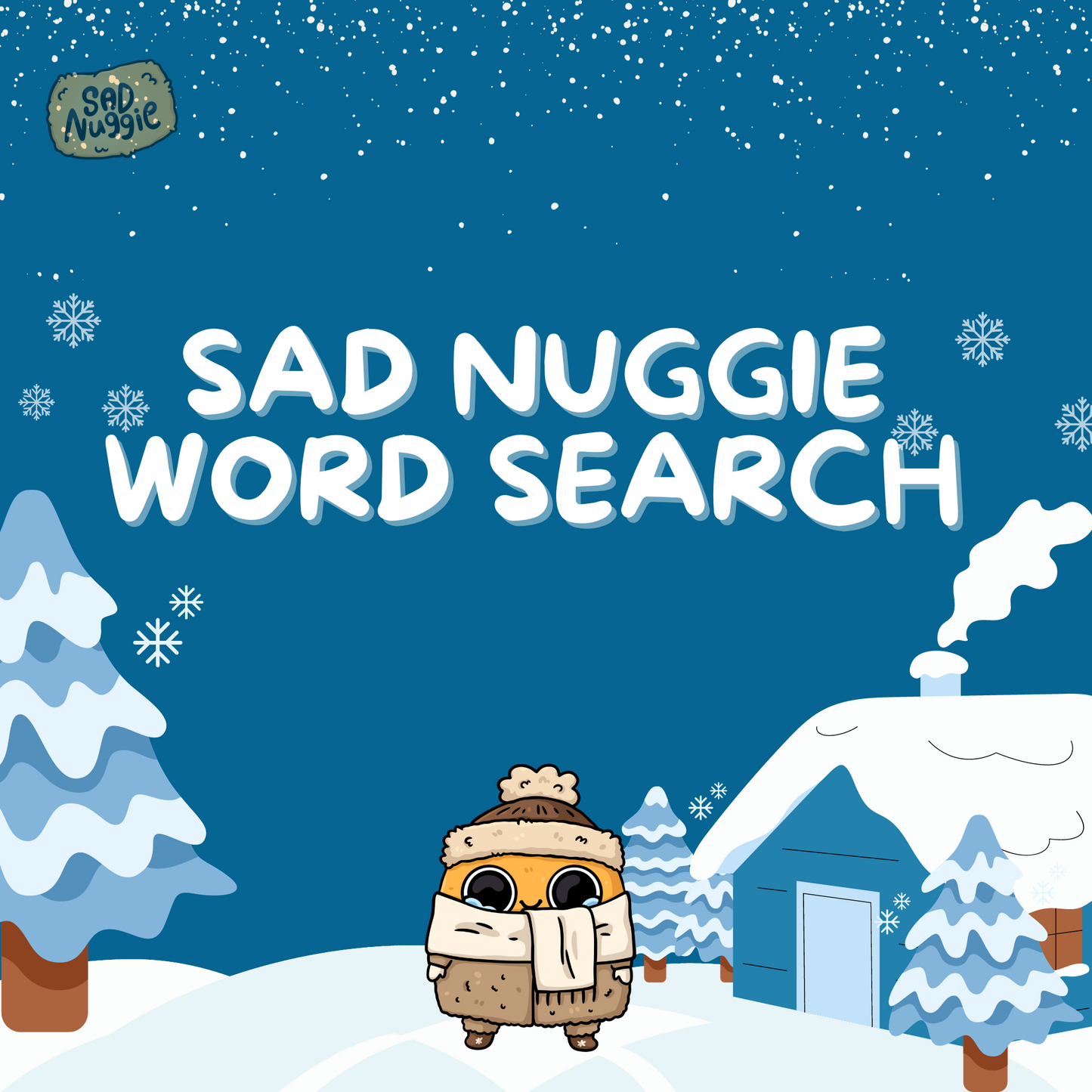 Sad Nuggie Holiday Word Search 2024 (Free Download)