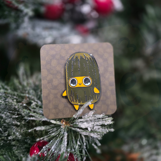 Sad Nuggie Dill Pickle Enamel Pin