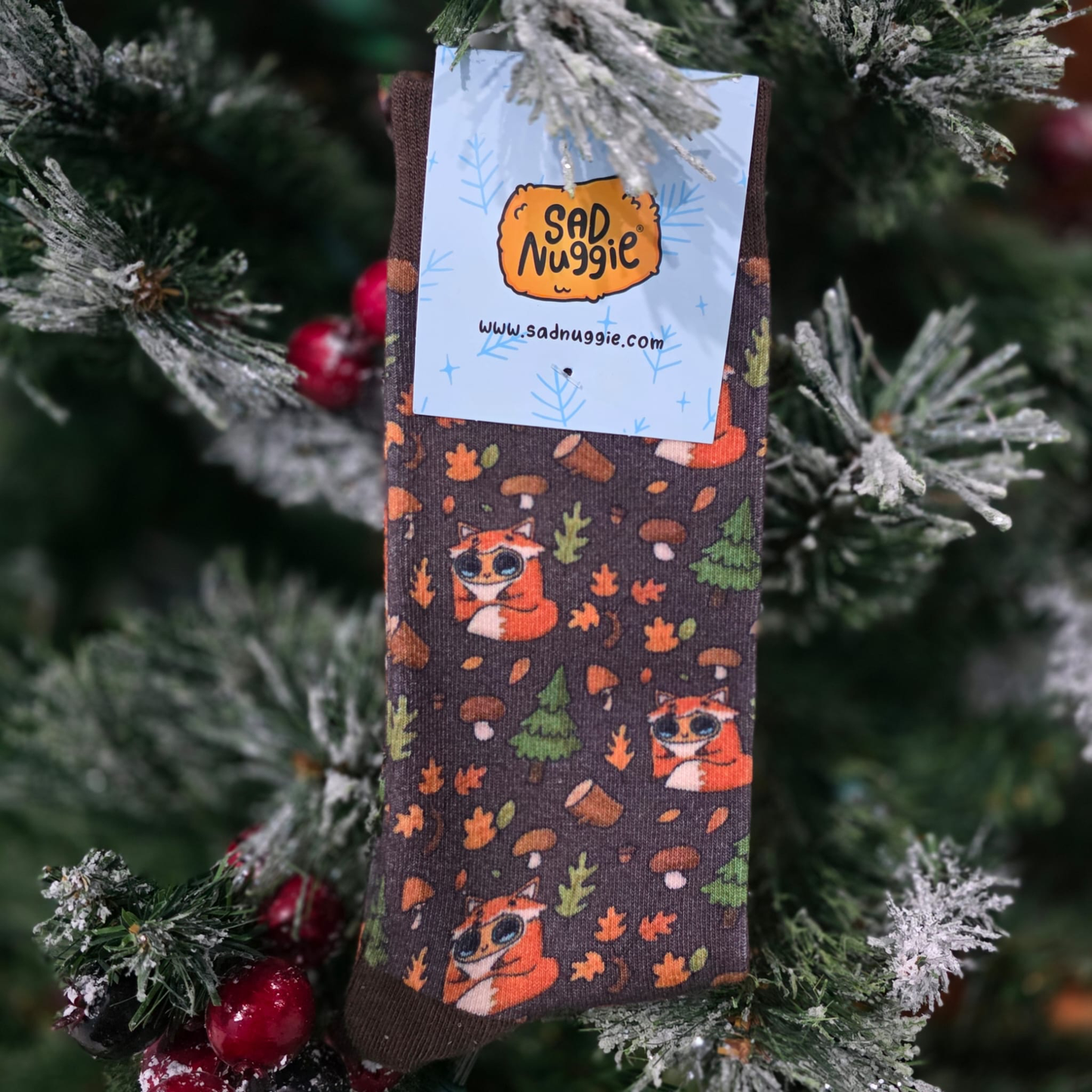 Sad Nuggie Fox Socks