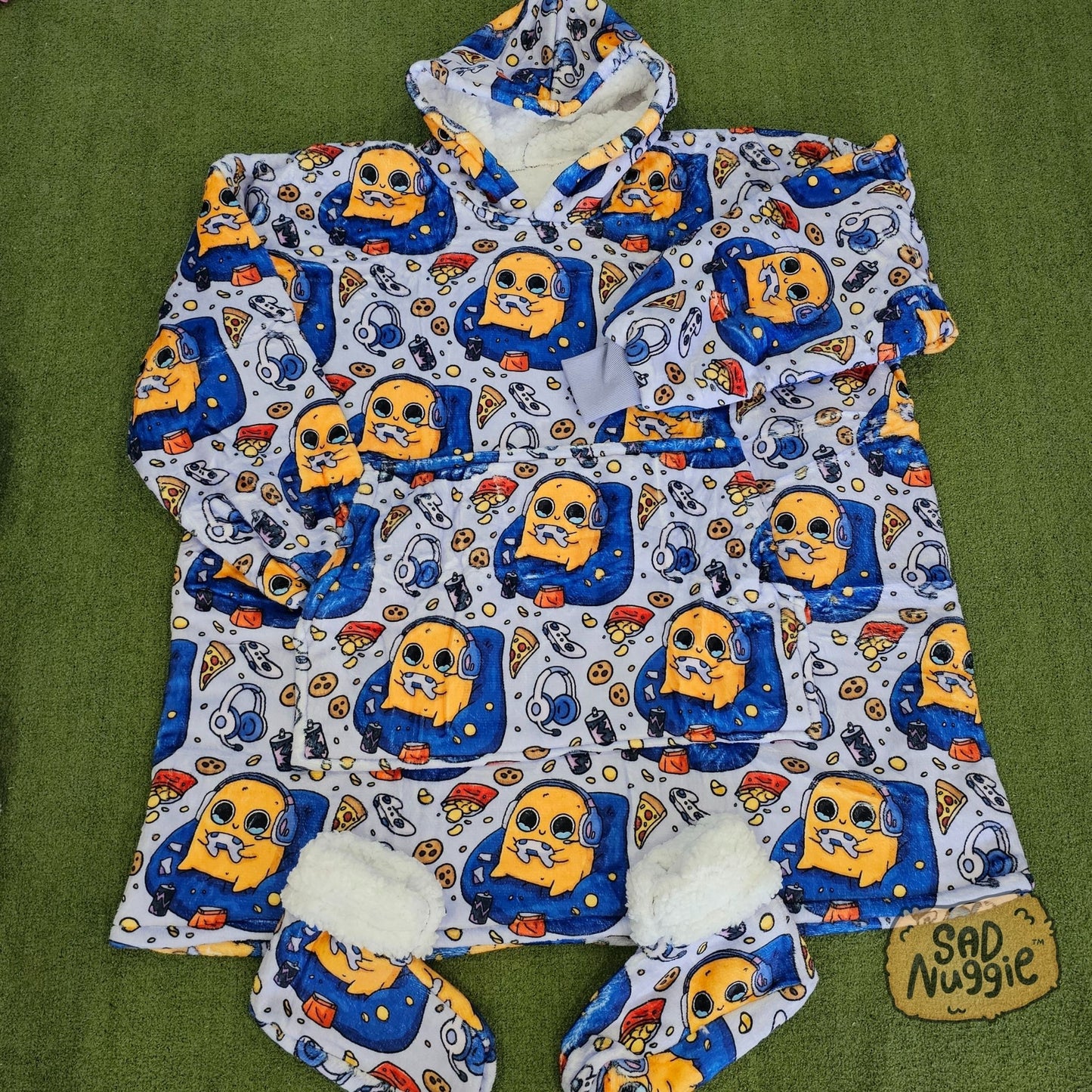 Sad Nuggie Gamer Wearable Blanket
