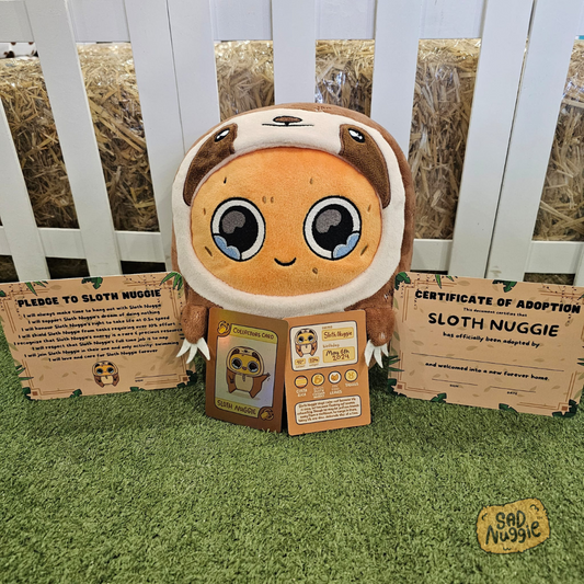 Sloth Sad Nuggie Plush