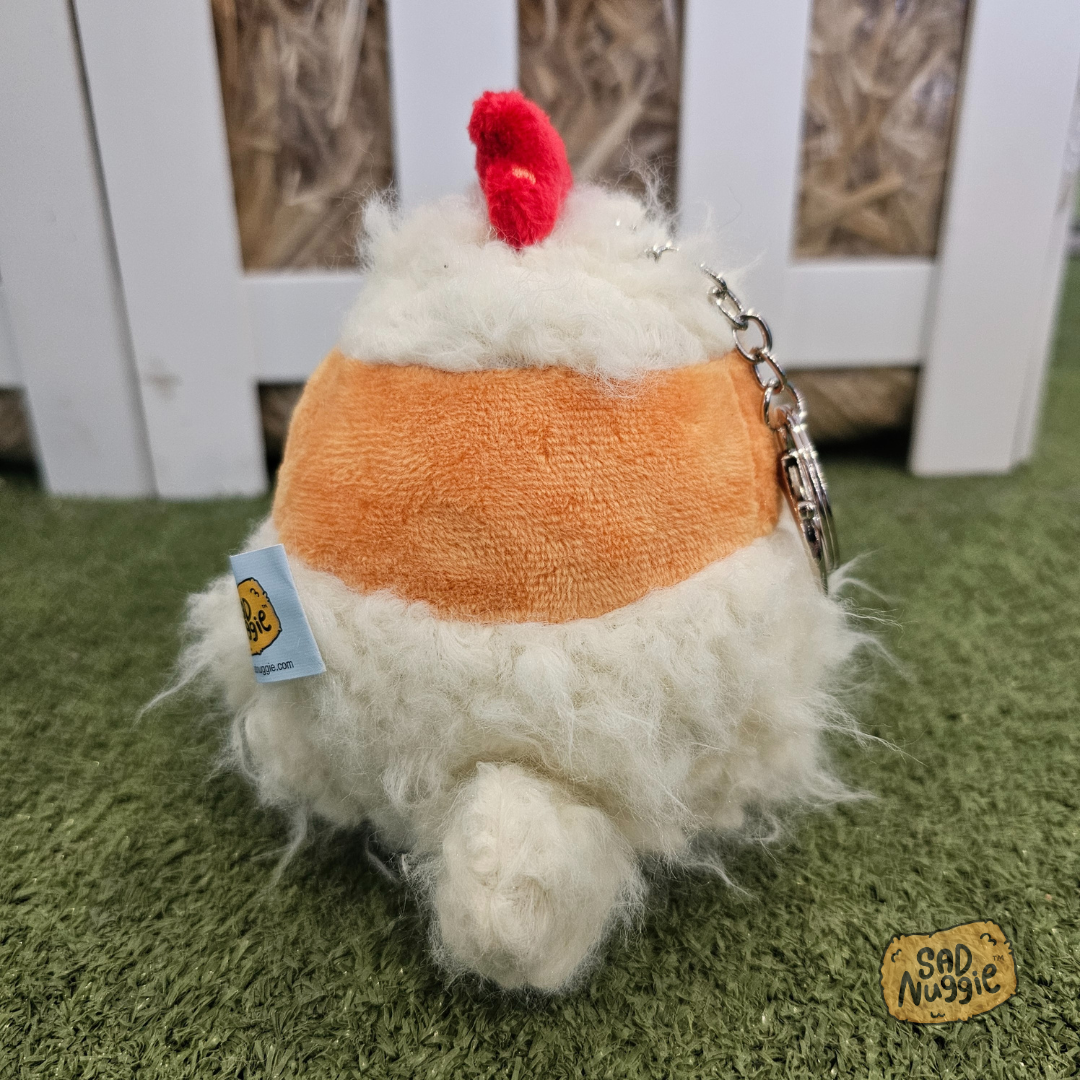 Chicken Mini Sad Nuggie Keychain