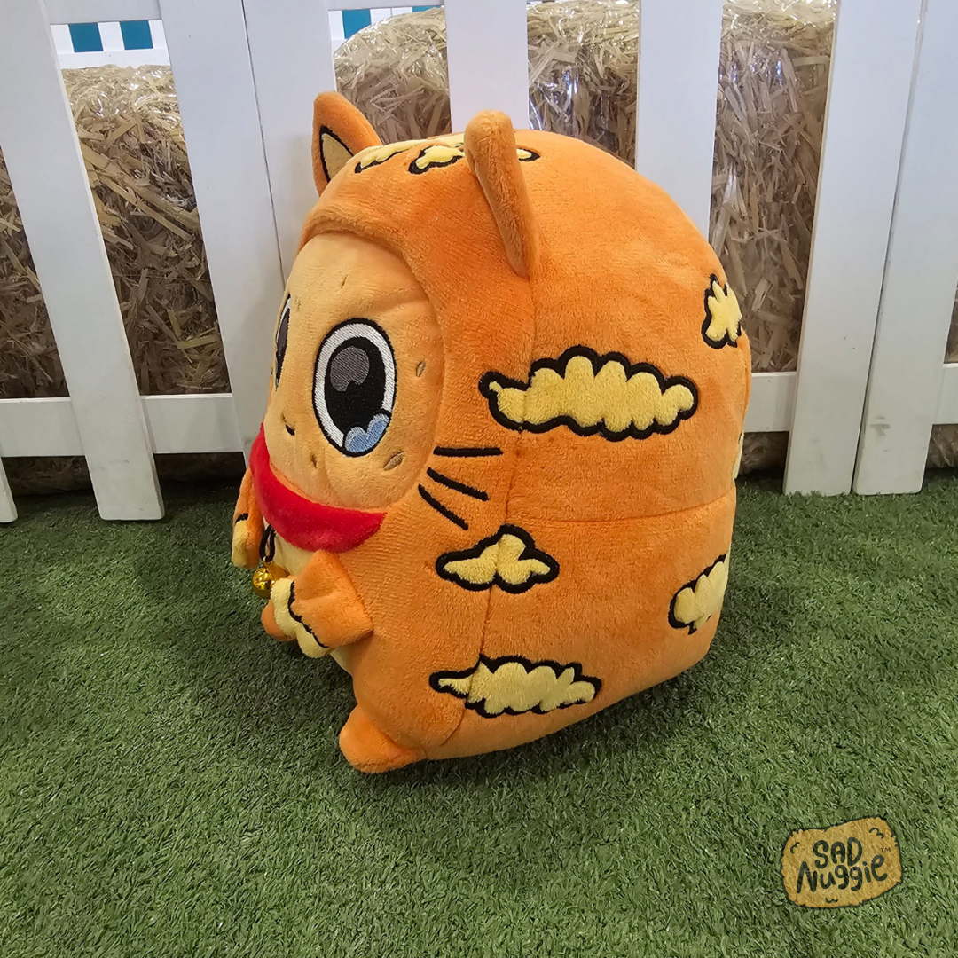 Cat Sad Nuggie Plush