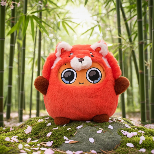 Red Panda Sad Nuggie Plush