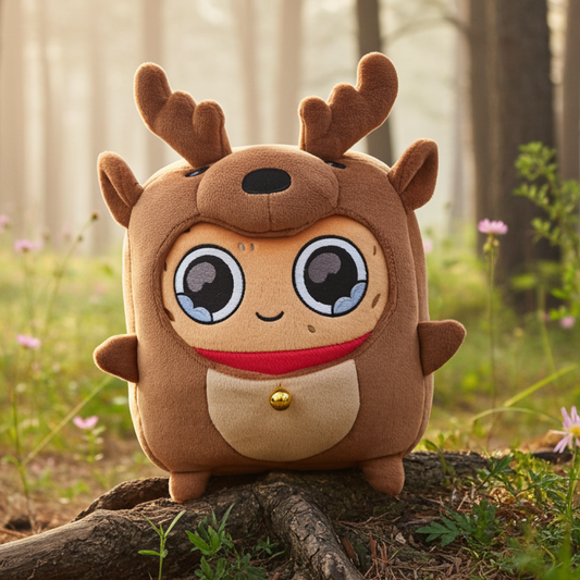 Reindeer Sad Nuggie Plush