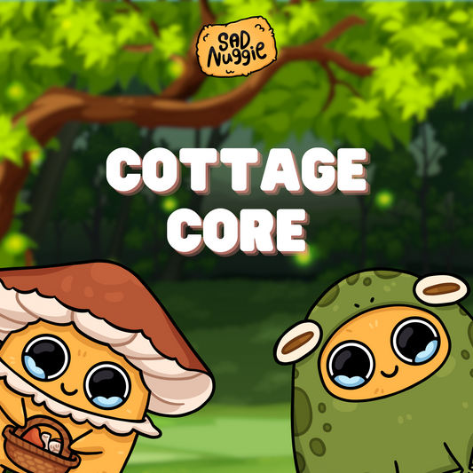 Sad Nuggie Cottage Core Sticker Pack