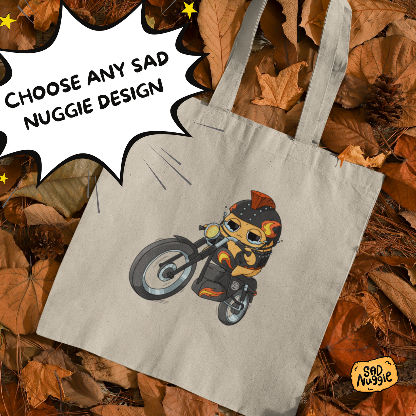 Sad Nuggie Custom Tote