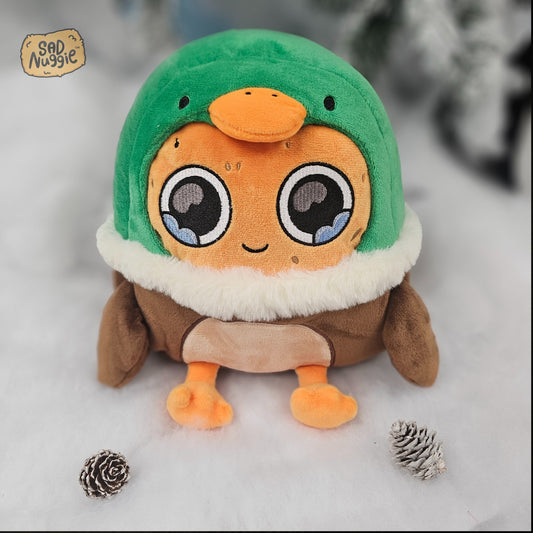 Mallard Duck Sad Nuggie Plush