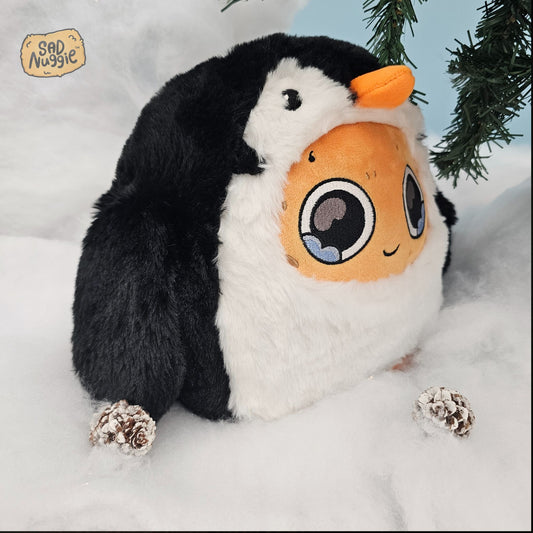 Penguin Sad Nuggie Plush