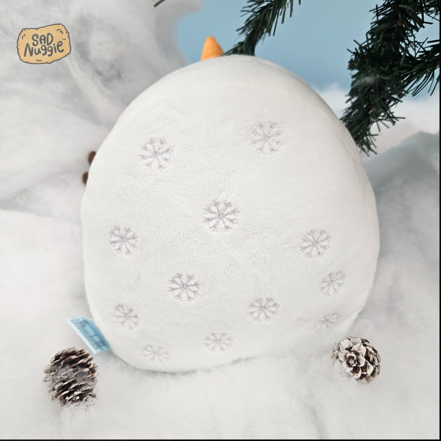 Snowman Sad Nuggie Plush