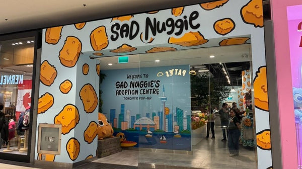 Sad Nuggie open at the Toronto Eaton Centre