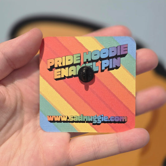 Sad Nuggie Pride Hoodie Enamel Pin