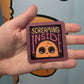 Sad Nuggie Screaming Inside Enamel Pin