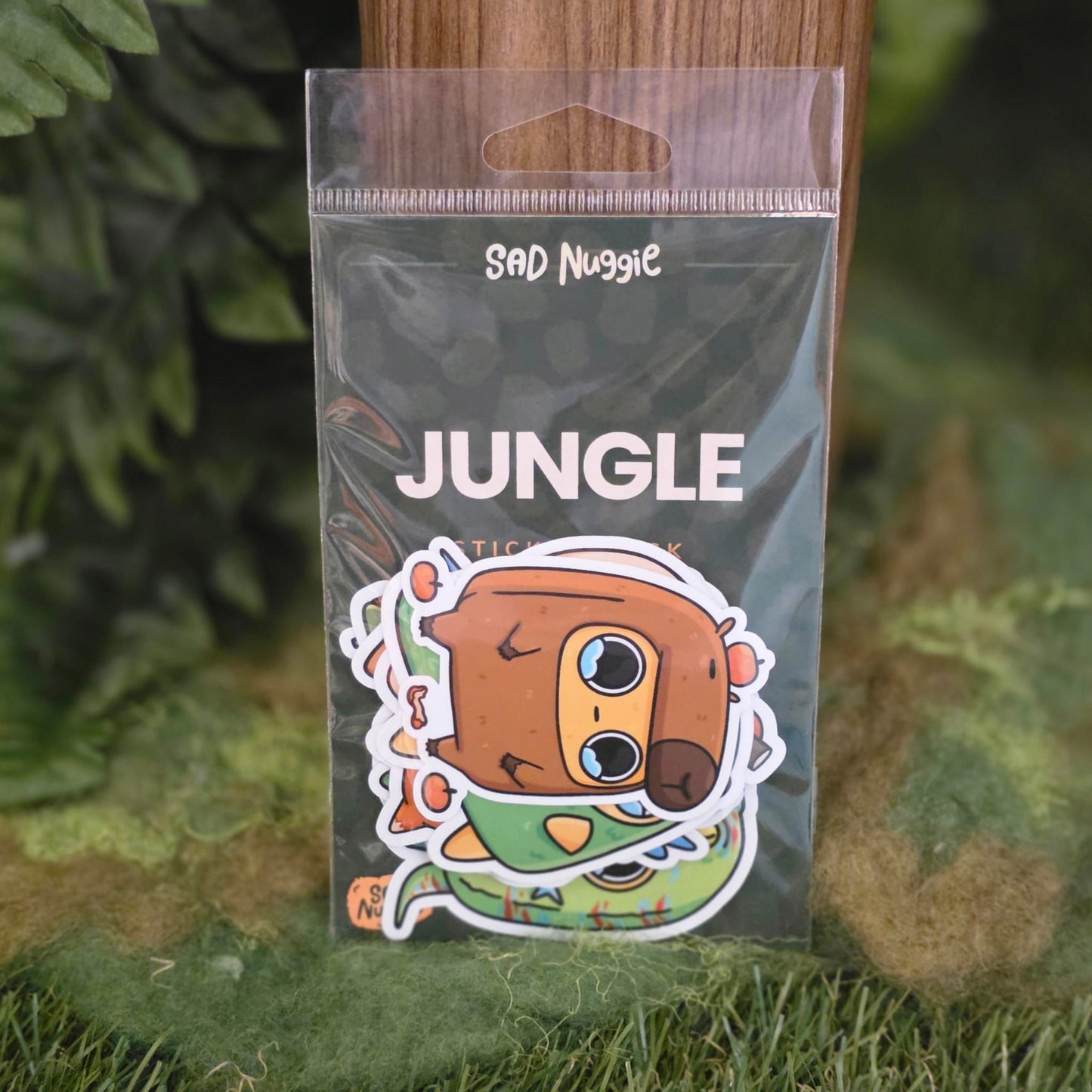 Sad Nuggie Jungle Sticker Pack