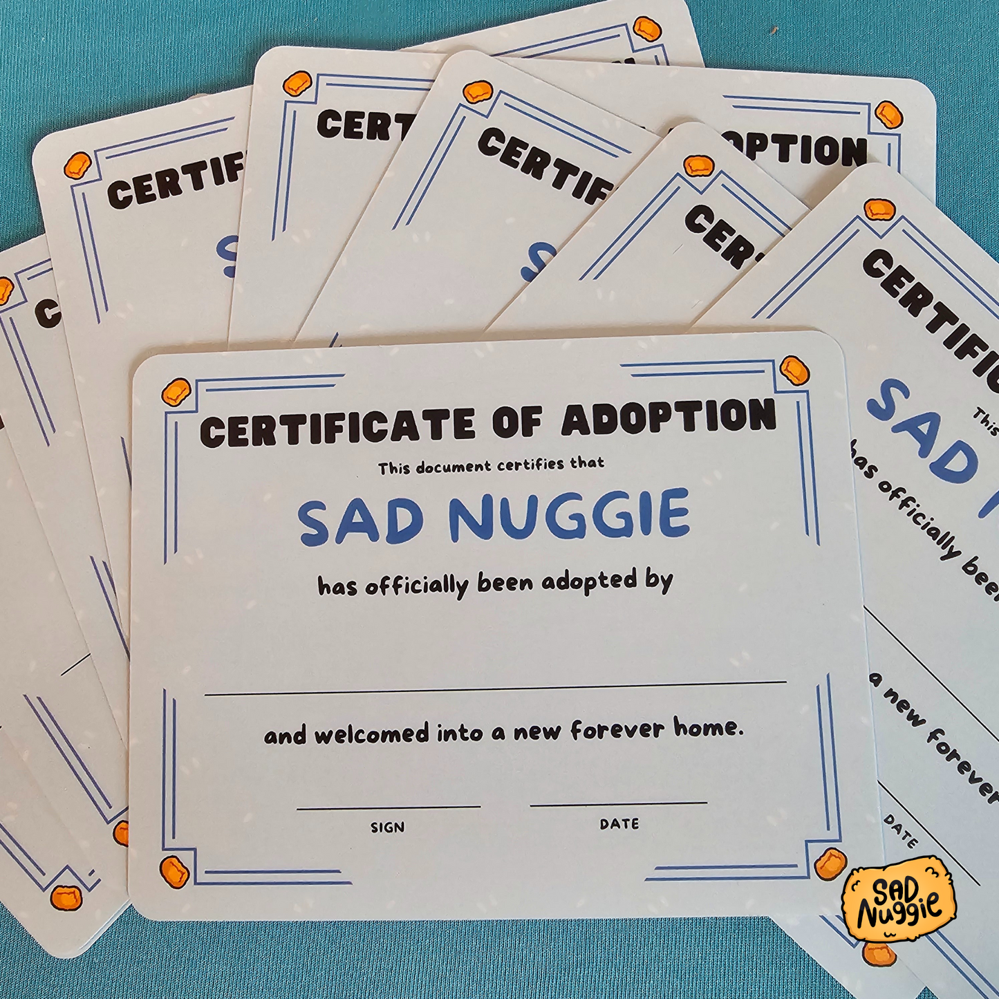 Peluche Sad Nuggie PRÉCOMMANDE