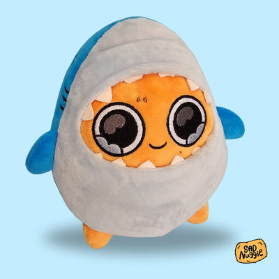 Shark Sad Nuggie Plush