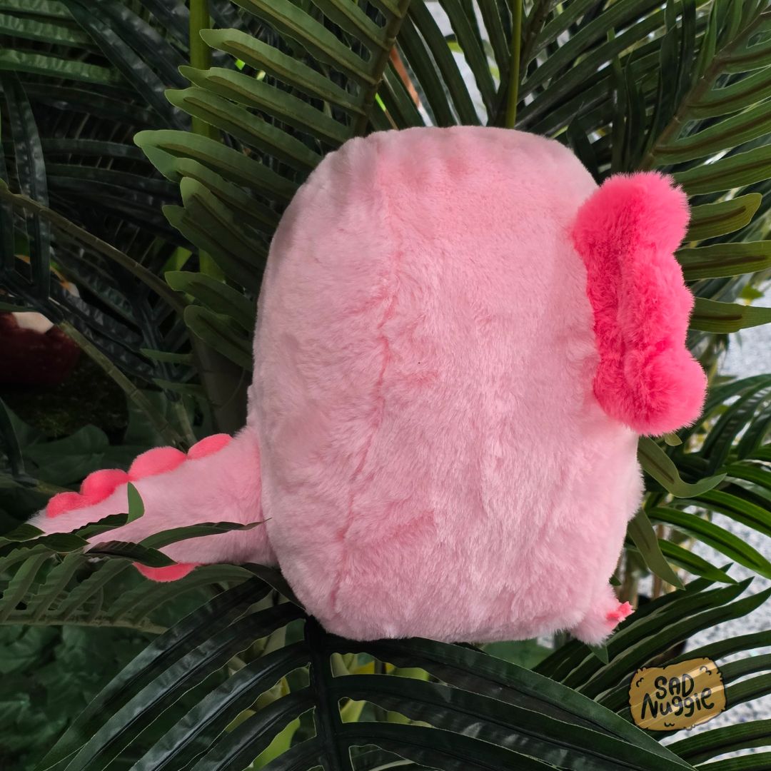 Axolotl Sad Nuggie Plush