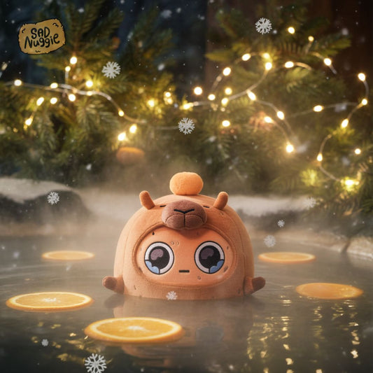 Capybara Sad Nuggie Plush