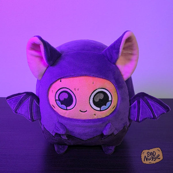 Purple Bat Sad Nuggie Limited Edition Plush